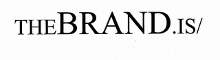 THEBRAND.IS/ logo