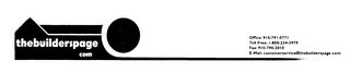 THEBUILDERSPAGE.COM logo