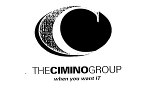 THECIMINOGROUP WHEN YOU WANT IT logo
