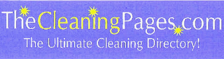 THECLEANINGPAGES.COM THE ULTIMATE CLEANING DIRECTORY! logo