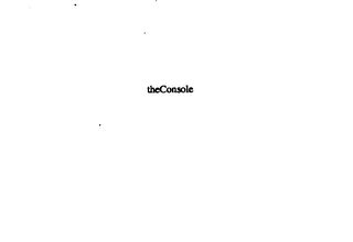 THECONSOLE logo