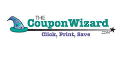 THECOUPONWIZARD.COM CLICK, PRINT, SAVE logo