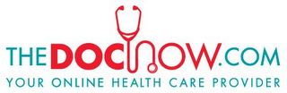 THEDOCNOW.COM YOUR ONLINE HEALTH CARE PROVIDER logo