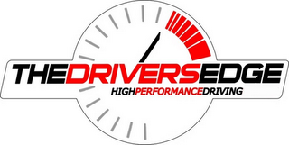 THEDRIVERSEDGE HIGHPERFORMANCEDRIVING logo