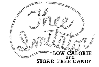 THEE IMITATOR LOW CALORIE AND SUGAR FREE CANDY logo