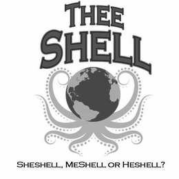 THEE SHELL SHESHELL, MESHELL OR HESHELL logo