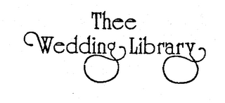 THEE WEDDING LIBRARY logo