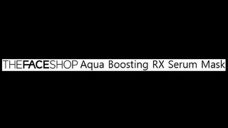 THEFACESHOP AQUA BOOSTING RX SERUM MASK logo