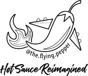 @THE.FLYING.PEPPER HOT SAUCE REIMAGINED logo