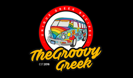 THEGROOVY GREEK EST.2016 UNIQUE GREEK RECIPES logo