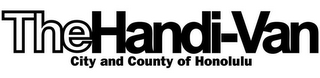 THEHANDI-VAN CITY AND COUNTY OF HONOLULU logo
