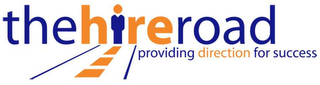 THEHIREROAD PROVIDING DIRECTION FOR SUCCESS logo