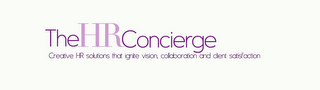 THEHRCONCIERGE CREATIVE HR SOLUTIONS THAT IGNITE VISION, COLLABORATION AND CLIENT SATISFACTION logo