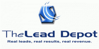 THELEAD DEPOT REAL LEADS, REAL RESULTS, REAL REVENUE logo