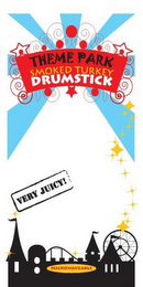 THEME PARK SMOKED TURKEY DRUMSTICK MICROWAVEABLE VERY JUICY logo