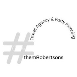 #THEMROBERTSONS TRAVEL AGENCY & PARTY PLANNING logo