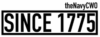THENAVYCWO SINCE 1775 logo