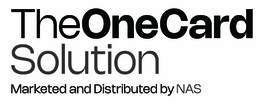 THEONECARD SOLUTION MARKETED AND DISTRIBUTED BY NAS logo