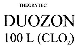 THEORYTEC DUOZON 100 L (CLO2) logo