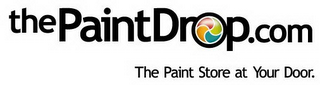THEPAINTDROP.COM THE PAINT STORE AT YOUR DOOR. logo