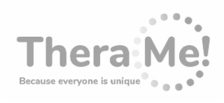 THERA ME! BECAUSE EVERYONE IS UNIQUE logo