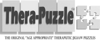 THERA-PUZZLE THE ORIGINAL "AGE APPROPRIATE" THERAPUTIC JIGSAW PUZZLES logo
