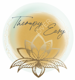 THERAPY OVER EASY logo