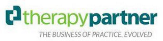 THERAPY PARTNER THE BUSINESS OF PRACTICE EVOLVED logo