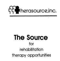 THERASOURCE, INC. THE SOURCE FOR REHABILITATION THERAPY OPPORTUNITIES logo