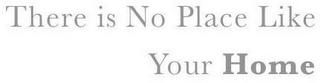 THERE IS NO PLACE LIKE YOUR HOME logo