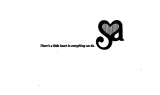 THERE'S A LITTLE HEART IN EVERYTHING WE DO. SA logo