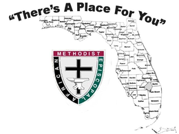 "THERE'S A PLACE FOR YOU" METHODIST AFRICAN EPISCOPAL logo