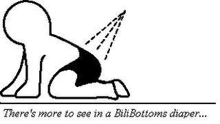 THERE'S MORE TO SEE IN A BILIBOTTOMS DIAPER... logo