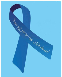 THERE'S NO EXCUSE FOR CHILD ABUSE! logo