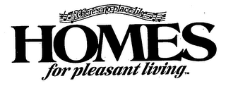 THERE'S NO PLACE LIKE HOMES FOR PLEASANT LIVING logo