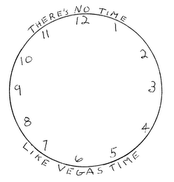 THERE'S NO TIME LIKE VEGAS TIME logo