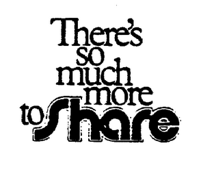 THERE'S SO MUCH MORE TO SHARE logo