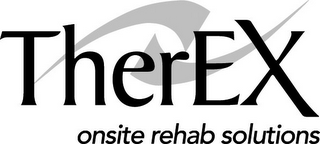 THEREX ONSITE REHAB SOLUTIONS logo
