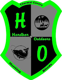 THERMAL COVERS HARDKOR OUTDOORS HUNTING BLINDS H O logo