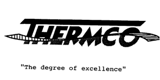 THERMCO "THE DEGREE OF EXCELLENCE logo