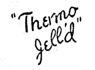 "THERMO JELL'D." logo