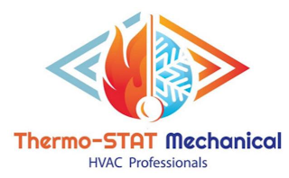 THERMO-STAT MECHANICAL HVAC PROFESSIONALS logo
