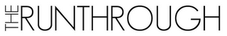 THERUNTHROUGH logo