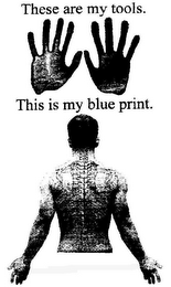 THESE ARE MY TOOLS. THIS IS MY BLUEPRINT. logo