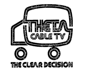 THETA CABLE TV THE CLEAR DECISION logo