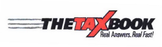 THETAXBOOK REAL ANSWERS.REAL FAST! logo