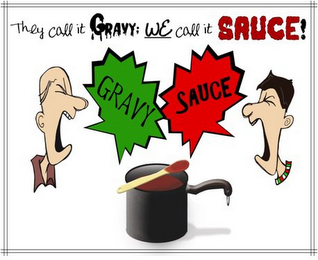 THEY CALL IT GRAVY; WE CALL IT SAUCE! GRAVY SAUCE logo