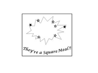 THEY'RE A SQUARE MEAL!! logo