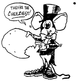 THEY'RE THE CHEEZIEST logo