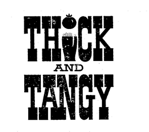 THICK AND TANGY logo
